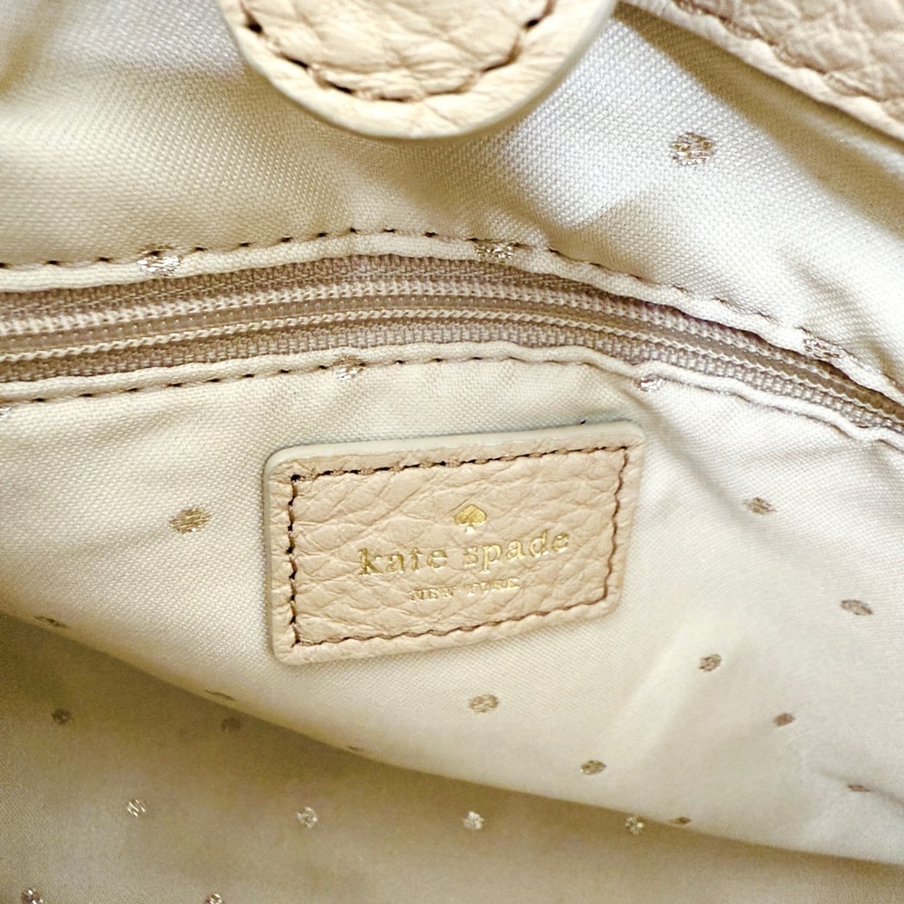 Kate Spade Beige Quilted Tote Bag - Picture 4 of 8